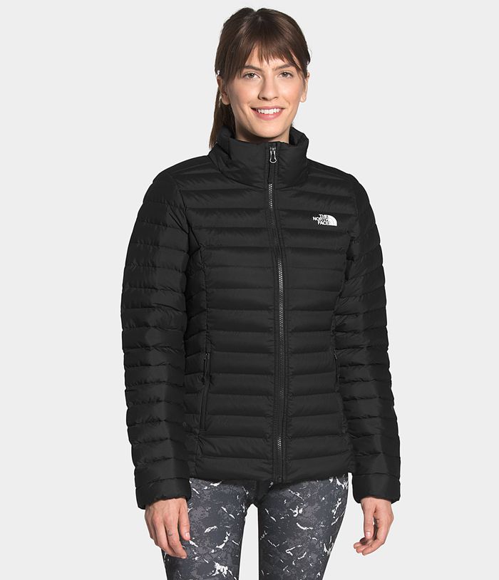 The North Face Womens Puffer Jacket Stretch 980ZISEWO - Black
